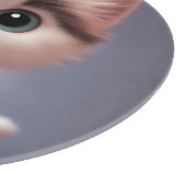 とても可愛い子猫 カッティングボード (角)