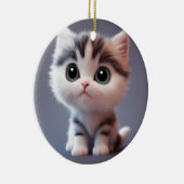 とても可愛い子猫 セラミックオーナメント (右)