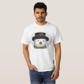 とても可愛い雪だるまTシャツ Tシャツ (正面フル)