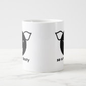 とても可愛くて、豚肉 ジャンボコーヒーマグカップ (正面)