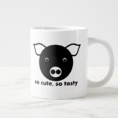 とても可愛くて、豚肉 ジャンボコーヒーマグカップ (右)