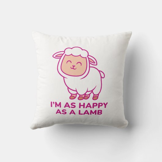 とても嬉しい クッション (裏面)