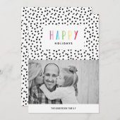 とても嬉しい |ホリデーフォトカード シーズンカード (正面/裏面)