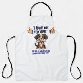 とても尊敬しています エプロン (正面)