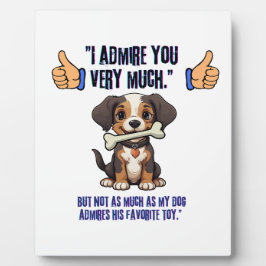 とても尊敬しています フォトプラーク