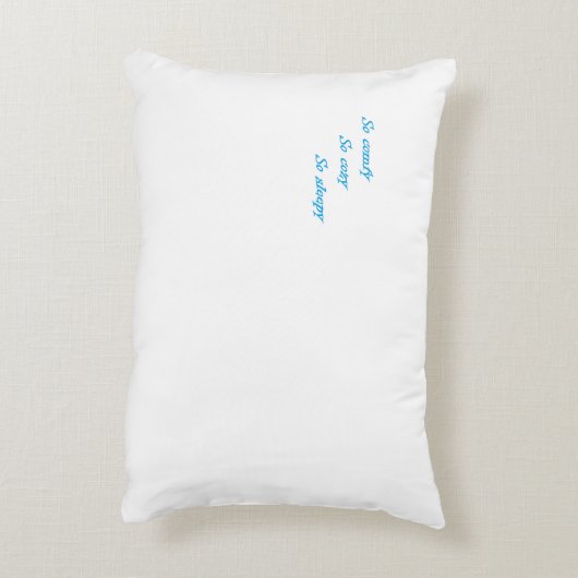 とても居心地の良い、とても眠い アクセントクッション (裏面(縦))