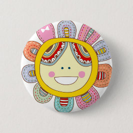 とても幸せであるさま 缶バッジ