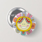 とても幸せであるさま 缶バッジ (正面&裏面)