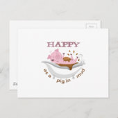 とても幸せである ポストカード (正面/裏面)