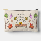 「とても幸せなキャンパーだ」 アクセサリーポーチ (正面)
