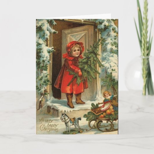 とても幸せなクリスマス シーズンカード (正面)