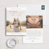 とても幸せな新年の写真妊娠を期待 シーズンカード