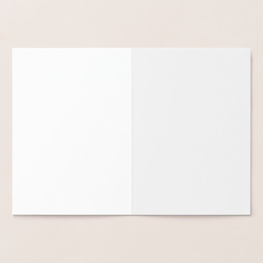 とても幸せな50番目の誕生日カード 箔カード (内部)