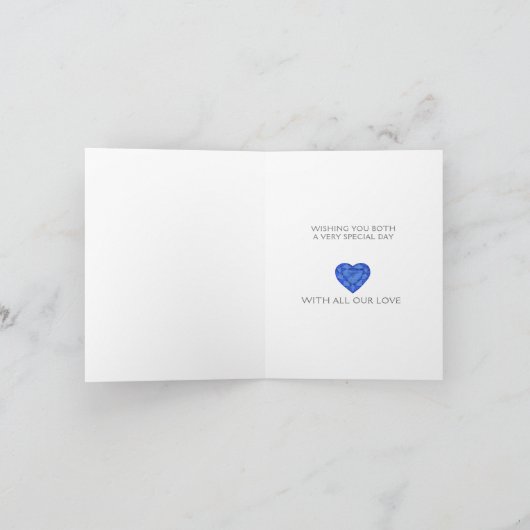 とても強いサファイア45thアニバーサリーカードを愛する カード (内部)