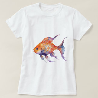 とても心配な金魚Tシャツ Tシャツ
