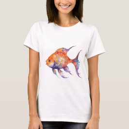 とても心配な金魚Tシャツ Tシャツ