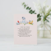 とても悪い子犬の詩と絵 ポストカード (スタンド正面)