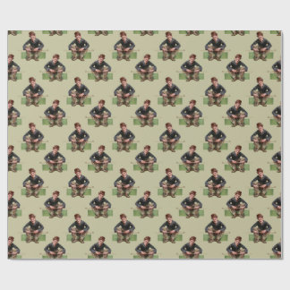 とても悲しい浮浪者 ラッピングペーパー