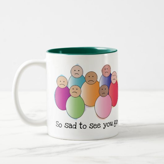 とても悲しい ツートーンマグカップ (左)