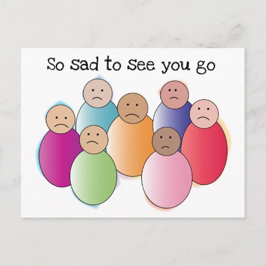 とても悲しい ポストカード (正面)