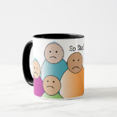 とても悲しい マグカップ (正面左)