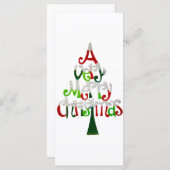 とても愉快なクリスマスツリー (正面/裏面)