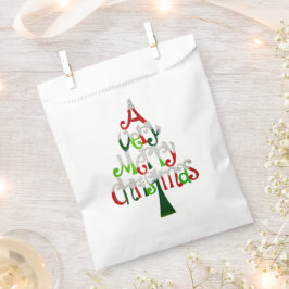 とても愉快なクリスマスツリー フェイバーバッグ