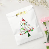 とても愉快なクリスマスツリー フェイバーバッグ (封をした状態)