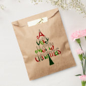 とても愉快なクリスマスツリー フェイバーバッグ (封をした状態)