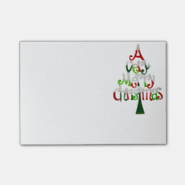 とても愉快なクリスマスツリー ポストイット