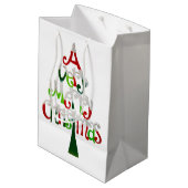 とても愉快なクリスマスツリー ミディアムペーパーバッグ (裏面アングル)