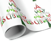 とても愉快なクリスマスツリー ラッピングペーパー (ロールコーナー)