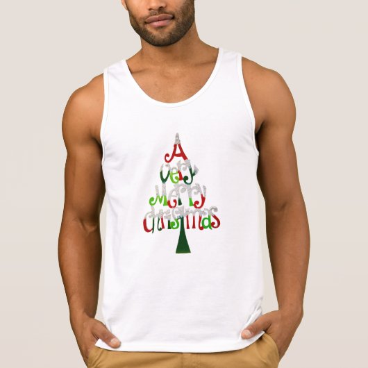 とても愉快なクリスマスツリー Tシャツ (正面)