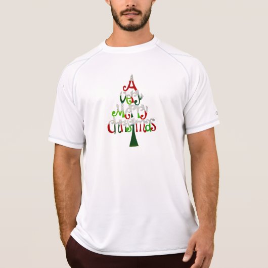 とても愉快なクリスマスツリー Tシャツ (正面)