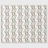 とても愉快なクリスマスボアヤギ ラッピングペーパー (フラット)