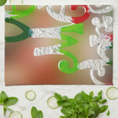 とても愉快なクリスマス キッチンタオル (折り畳み)