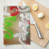 とても愉快なクリスマス キッチンタオル (四つ折り)