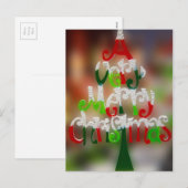 とても愉快なクリスマス シーズンポストカード (正面/裏面)