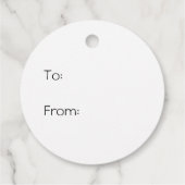 とても愉快なクリスマス フェイバータグ (裏面)