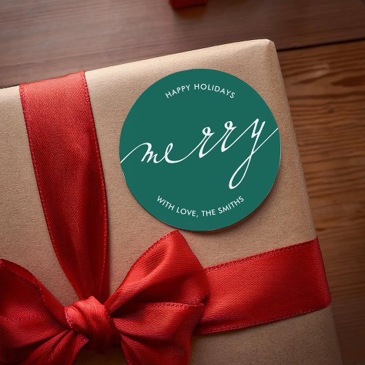 とても愉快なクリスマス ラウンドシール