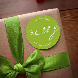 とても愉快なクリスマス ラウンドシール