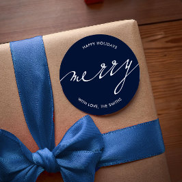 とても愉快なクリスマス ラウンドシール