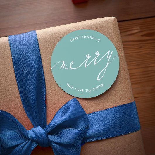 とても愉快なクリスマス ラウンドシール