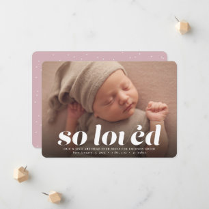 とても愛されたバレンタインデーの写真ピンク誕生 案内状