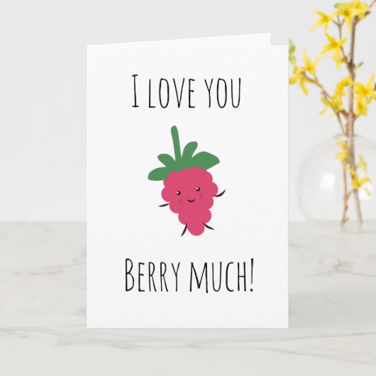 とても愛しているよ カード (黄色い花)