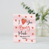 とても愛しているよ バレンタインのハート名言 シーズンカード (スタンド正面)