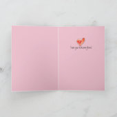 とても愛しているよ 穴あき ロッテ カード Cartoon Cat Greeting Card (内部)