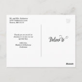 とても愛すること | 結婚感謝はがき ポストカード (裏面)