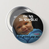 とても愛らしいです! TIPボタン 缶バッジ (正面&裏面)