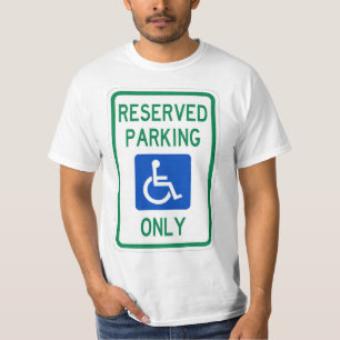 とても楽しいクラシック指定ハンディキャップ標識Tシャツ Tシャツ